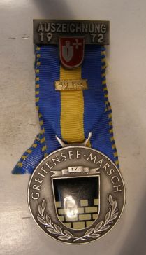 Auszeichnung 40km 1972 Creifensee-Marsch