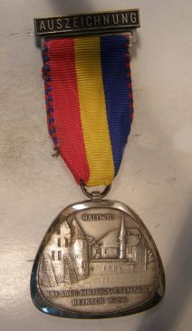 Auszeichnung XXI AARG Militar Wettmarsch  Reinach 1964